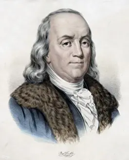 Benjamin Franklin Image Prints: Benjamin Franklin