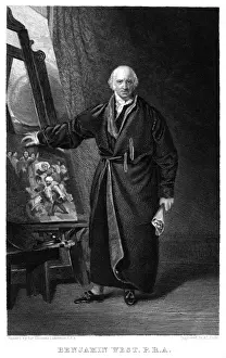 Benjamin West Print - American Artist 1738-1820