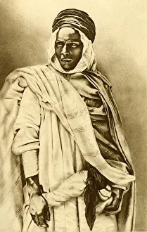 Berber man of Northern Sahara, Algeria, North Africa Berber man of Northern Sahara, Algeria, North Africa