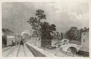 Victorian Railway Station Prints: Berkhampstead Station