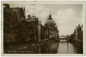 Berlin, German - Schloss und Dom - River Spree Berlin, German - Schloss und Dom - River Spree