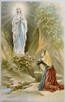 Bernadette Soubirous Prints: Bernadette / Postcard