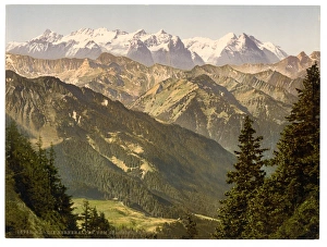 Bernese Alps, from Stanserhorn, Bernese Oberland, Switzerlan Bernese Alps, from Stanserhorn, Bernese Oberland, Switzerlan