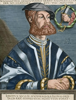 Bernhard Knipperdolling (c. 1495-1536). German leader of the Bernhard Knipperdolling (c. 1495-1536). German leader of the