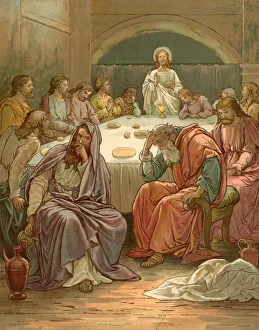 Biblical Tales by John Lawson, Jesus at the Last Supper Biblical Tales by John Lawson, Jesus at the Last Supper