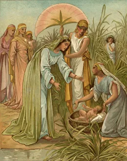Biblical Tales by John Lawson, Moses in the Bullrushes Biblical Tales by John Lawson, Moses in the Bullrushes