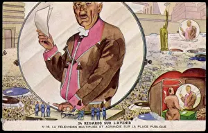 Historical Science Inventions Prints: Big-Screen Broadcasting