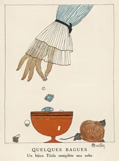 French Art Nouveau Style Prints: Un Bijou Tecla 1914