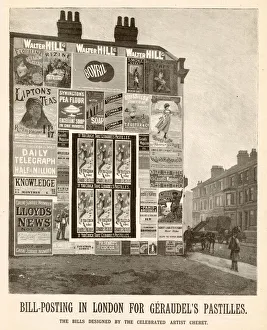 Bill-posting in London - Cherets's posters Bill-posting in London - Cherets's posters