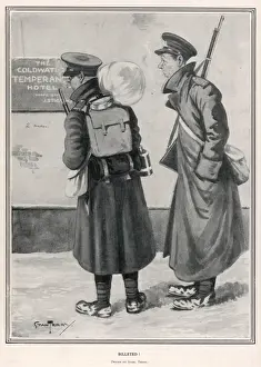 British Soldiers In WWI Prints: BILLETED
