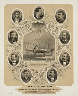 The billiard monarchs, contestants in the grand national bil The billiard monarchs, contestants in the grand national bil