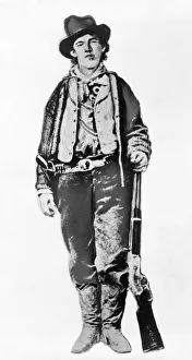 Billy the Kid, full-length portrait, facing front Billy the Kid, full-length portrait, facing front
