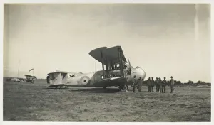 Biplane bomber converted for passenger use, Middle East Biplane bomber converted for passenger use, Middle East