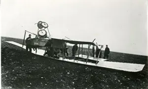 Biplane Crash Print, Liverpool, Lancashire, England