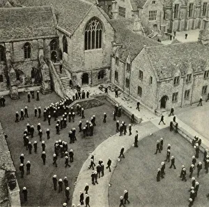 A Bird's Eye View of Sherborne School, Dorset - during the filming of Goodbye, Mr Chips A Bird's Eye View of Sherborne School, Dorset - during the filming of Goodbye, Mr Chips