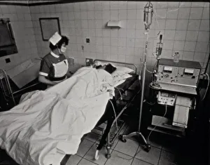 Birth of a baby, Rochford General Hospital, Essex Birth of a baby, Rochford General Hospital, Essex