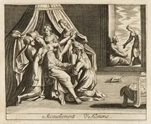 Ancient Greek Gods And Goddesses Prints: Birth of Herakles