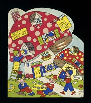 Birthday card, the Many Happy Returns Inn Birthday card, the Many Happy Returns Inn