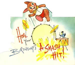 Birthday card, Hope your birthday's a Smash Hit! Birthday card, Hope your birthday's a Smash Hit!