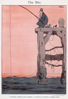 The Bird Takes the Bait Print