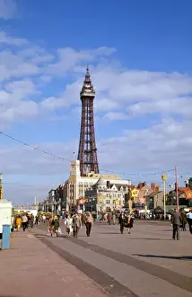 Blackpool 1971 Print: A Fine Day with the Tower