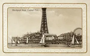 Blackpool Pier Prints: Blackpool from the Central PIer