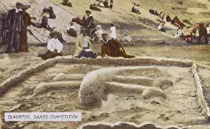 Lancashire Seaside Resort Prints: Blackpool Sands Competition