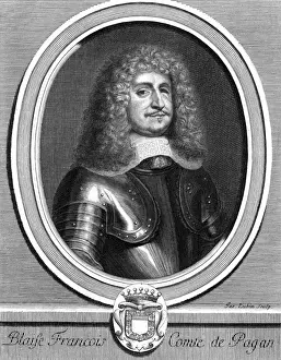 Blaise François de Pagan Print