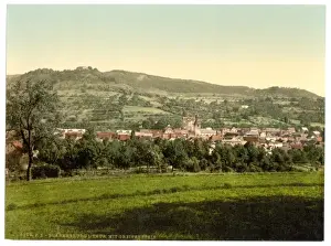 Picturesque German Landscapes Prints: Blankenburg, I. with Greifenstein, Thuringia, Germany