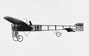 Historical Aviation Transport Prints: Bleriot of Delagrange
