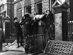 Blitz in London -- Mansfield Road sub-station, WW2 Blitz in London -- Mansfield Road sub-station, WW2