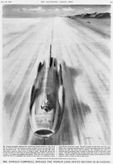 Bluebird on Lake Eyre, Australia, 1964 Bluebird on Lake Eyre, Australia, 1964