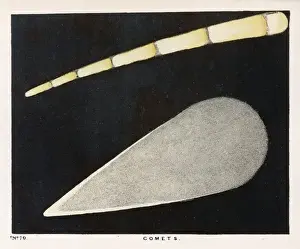Historical Astronomy Art Prints: BLUNT / 2 COMETS / 70 / 1849
