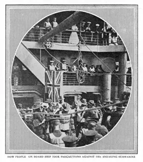 Titanic Sister Ship Prints: On Board Britannic