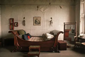 The boat bed at Brodsworth Hall, Doncaster, England The boat bed at Brodsworth Hall, Doncaster, England