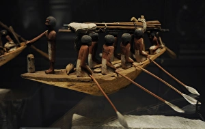 Boat. From the tomb of Wadjet-hotep at Sedment. Wood. 7th-11 Boat. From the tomb of Wadjet-hotep at Sedment. Wood. 7th-11