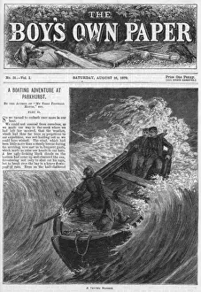 Historical Maritime Disasters Prints: Boating Accident 1879