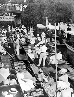 Boats at Boulters Lock, Berkshire, 1907 Boats at Boulters Lock, Berkshire, 1907