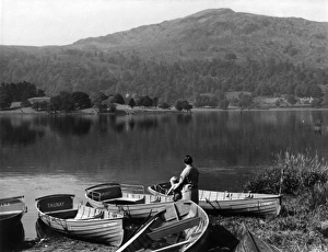 Boats at Grasmere, Lake District, Cumbria Boats at Grasmere, Lake District, Cumbria