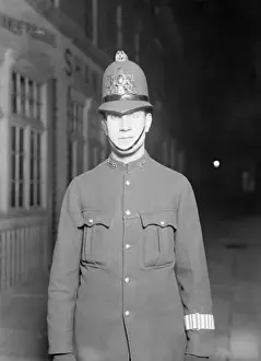 British Police History Prints: Bobbie on the Beat