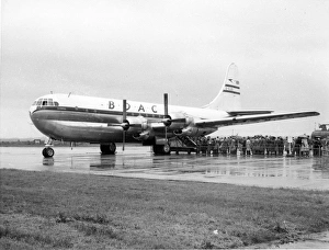 A Boeing 377-10-28 Stratocruiser G-ALSD Cassiopeia of BOA A Boeing 377-10-28 Stratocruiser G-ALSD Cassiopeia of BOA