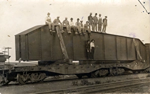 Bogie Bolster Wagon with Bridge Girder Bogie Bolster Wagon with Bridge Girder