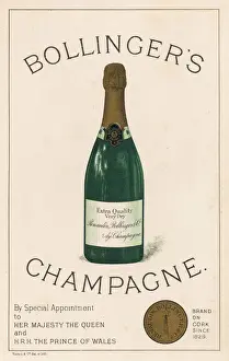 Bollinger Champagne Print by René Bautu