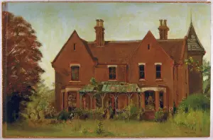 Borley Rectory Garden Front Print