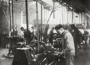 Borstal Workshop Machine Print circa 1926