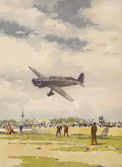 French Aviator History Prints: Boucher Breaks Record 2