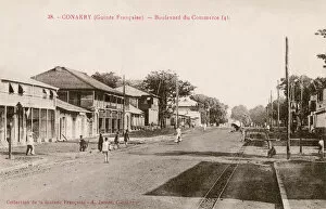 Conakry Collection: Boulevard du Commerce in Conakry, Guinea