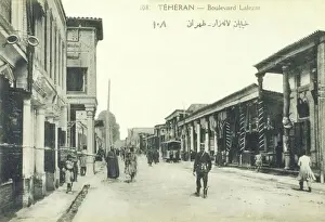 Boulevard Lalezar, Tehran Print circa 1910s