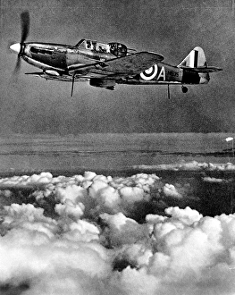 Boulton Paul Defiant fighter; Second World War, 1940 Boulton Paul Defiant fighter; Second World War, 1940
