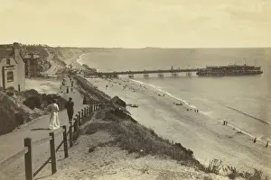 English Seaside Piers Prints: Bournemouth Beach